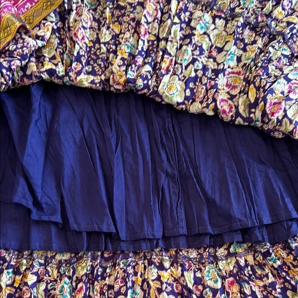 Maeve Floral Purple Maxi dress - Picture 4 of 5